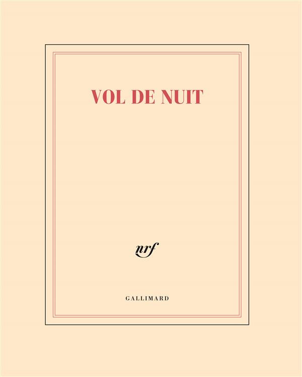 CAHIER "VOL DE NUIT" (PAPETERIE)