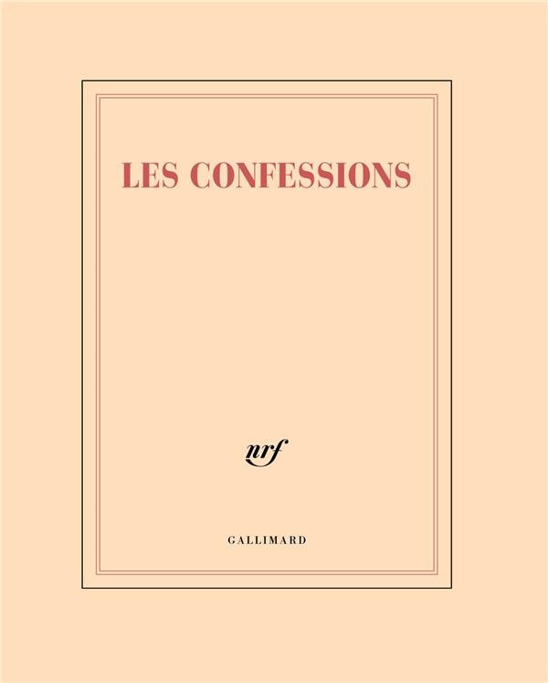 CAHIER "LES CONFESSIONS" (PAPETERIE)