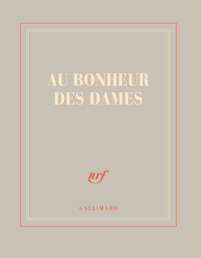 CARNET CARRE "AU BONHEUR DES DAMES" (PAPETERIE)