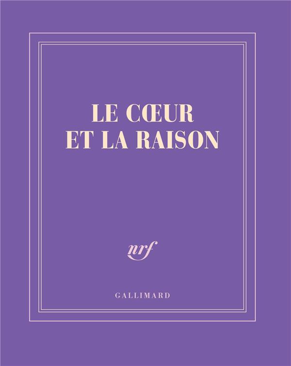 CARNET CARRE "LE COEUR ET LA RAISON" (PAPETERIE)