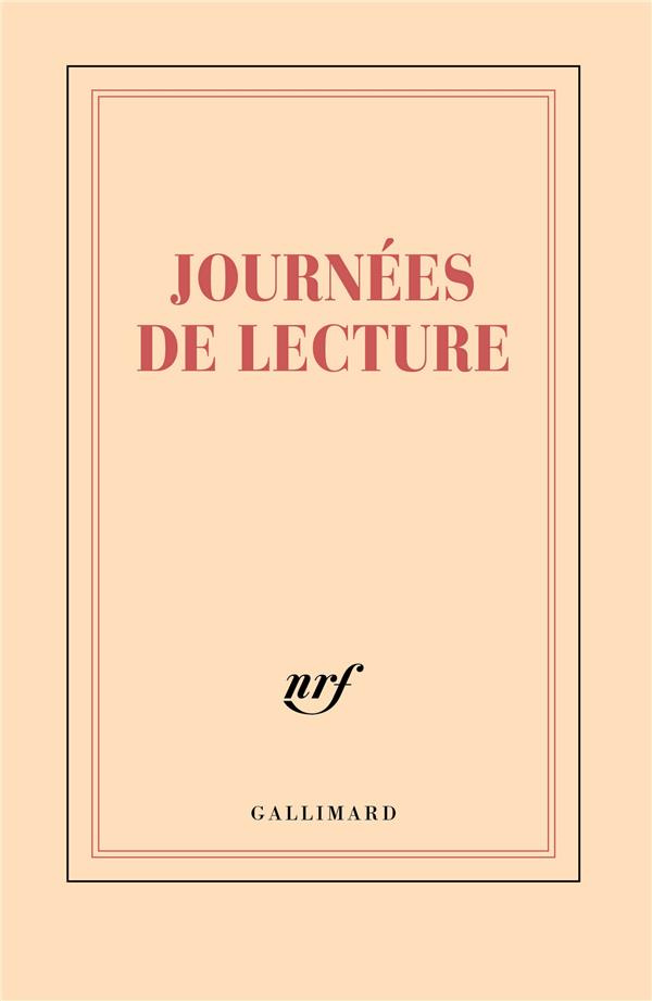 CARNET "JOURNEES DE LECTURE" (PAPETERIE)