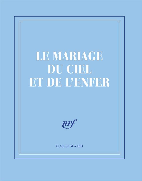CARNET CARRE "LE MARIAGE DU CIEL ET DE L'ENFER" (PAPETERIE)