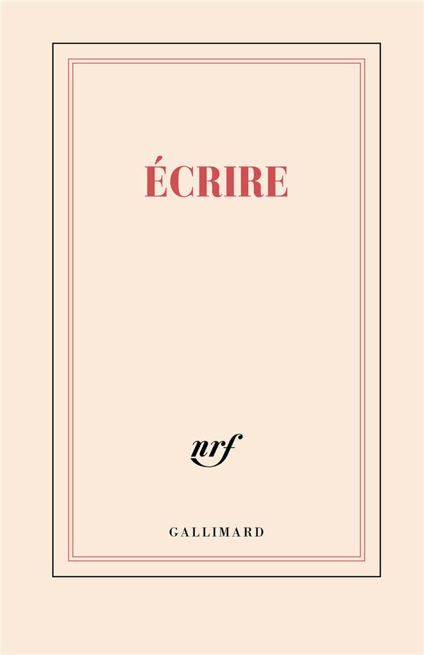 CARNET RIGIDE "ECRIRE" (PAPETERIE)