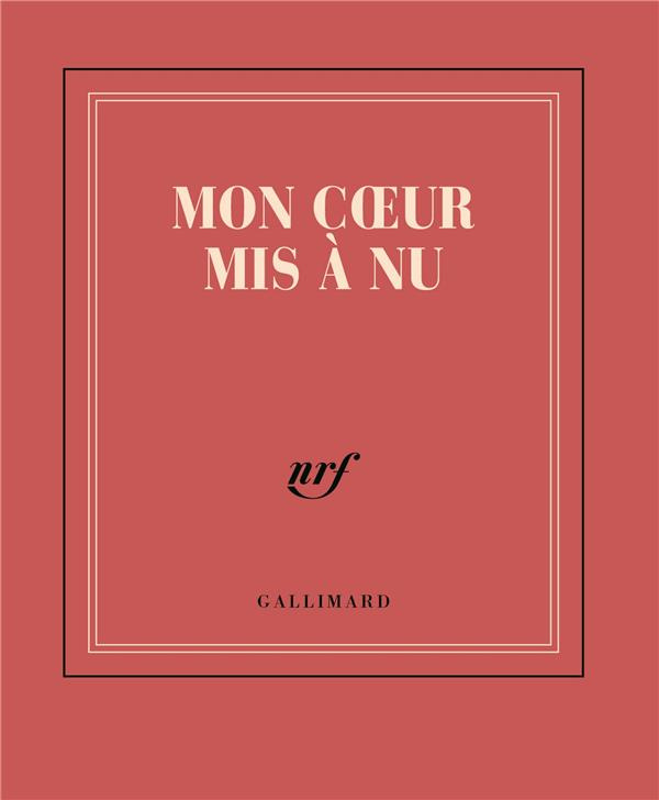 CARNET POCHE "MON COEUR MIS A NU" (PAPETERIE)