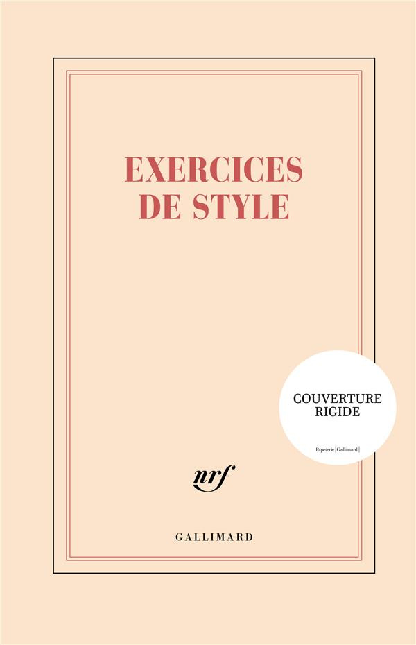 GRAND CARNET "EXERCICES DE STYLE" (PAPETERIE)