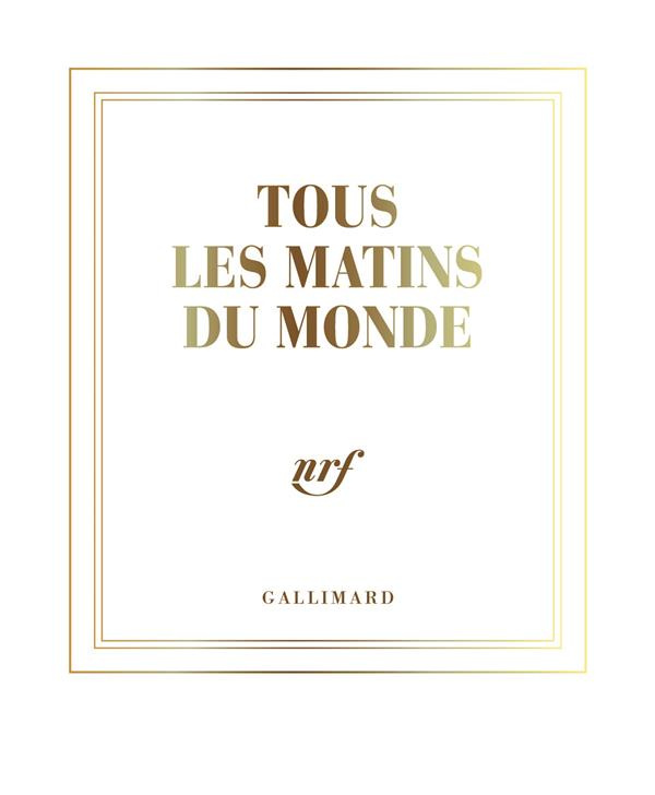 CARNET POCHE "TOUS LES MATINS DU MONDE" (PAPETERIE)