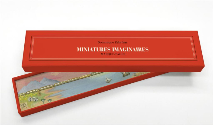 Marque page miniatures imaginaires. Coffret de 14 marque-pages