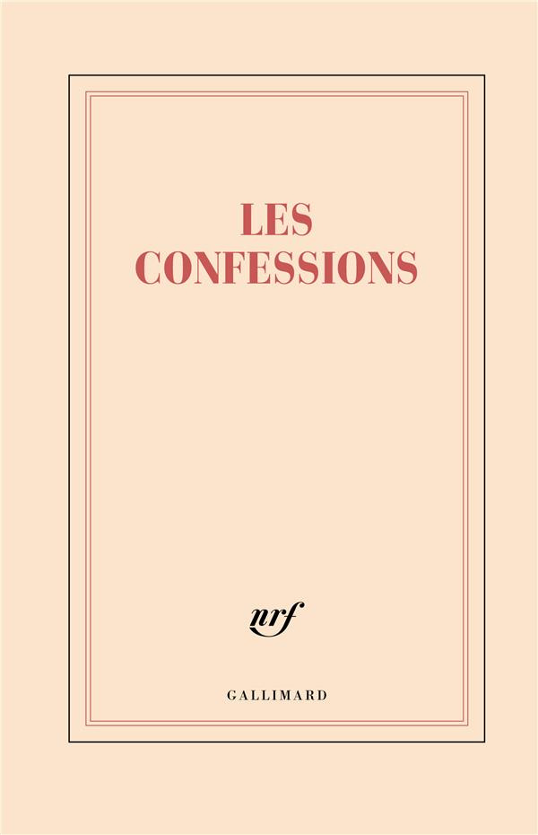GRAND CARNET "LES CONFESSIONS" (PAPETERIE)