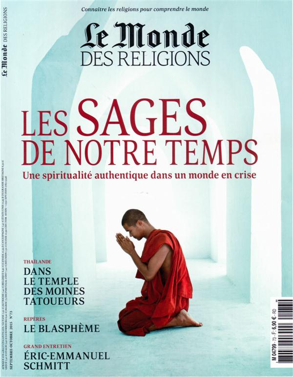 MONDE DES RELIGIONS N 73 SEPT/OCT