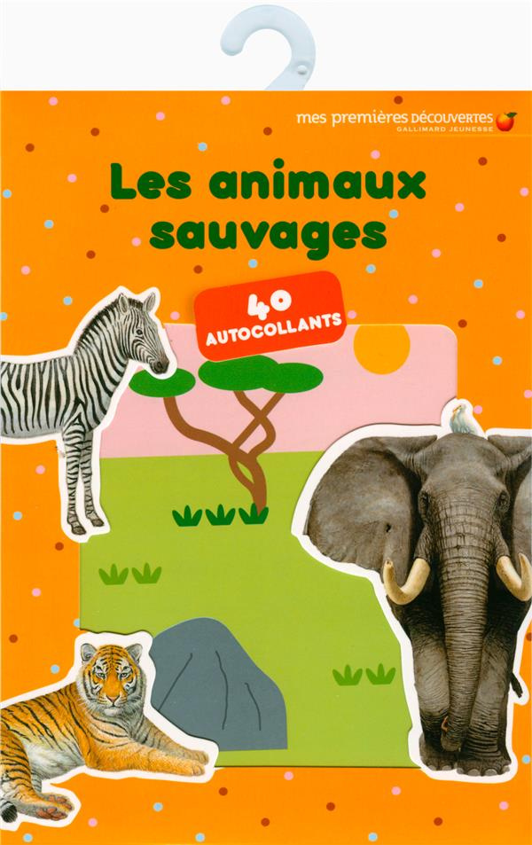 Les animaux sauvages. 40 autocollants