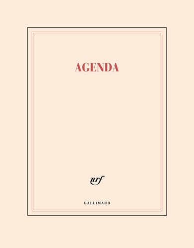 AGENDA LITTERAIRE SEPT. 2024-DEC. 2025 (PAPETERIE)