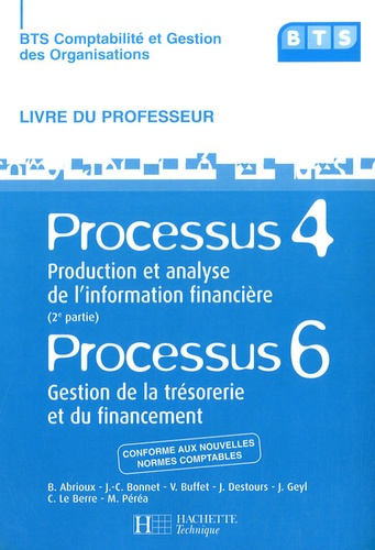 P4 INFORMATION FINANCIERE (2), P6 TRESORERIE ET FINANCEMENT, BTS CGO, PROFESSEUR+CD, ED. 2007 - PROD