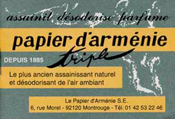 PAPIER D'ARMENIE - CARNET TRADITION