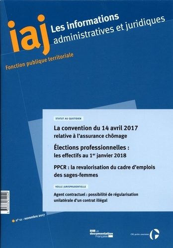 Les informations administratives et juridiques N° 11/2017