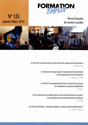 Formation Emploi N° 125