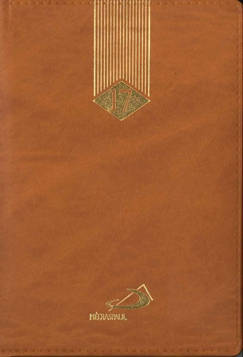 Agenda 2017 marron clair