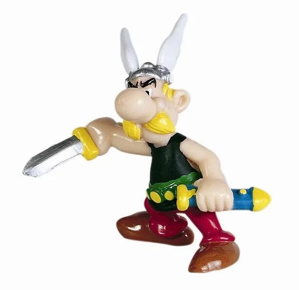 Figurine Astérix 8 cm : Astérix tenant l'épée