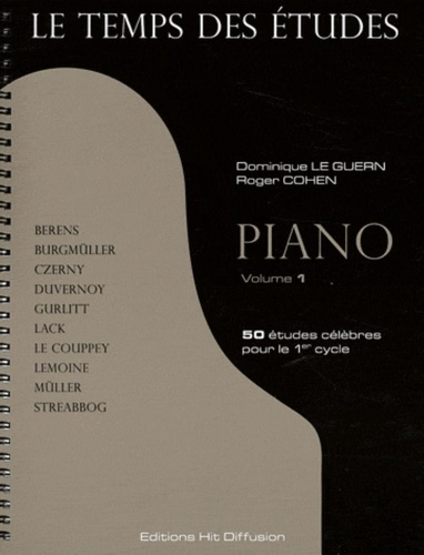 Piano. Volume 1, 50 études