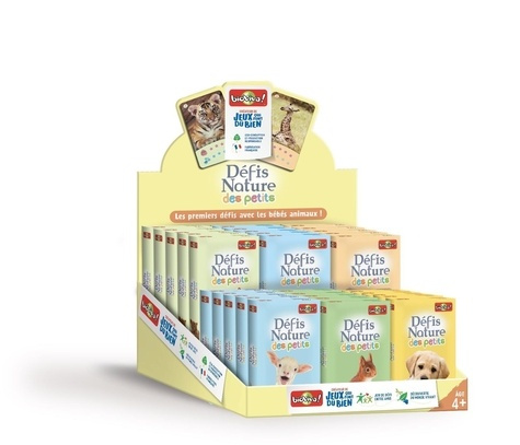 Presentoir plein "defis nature des petits" (30 jeux)