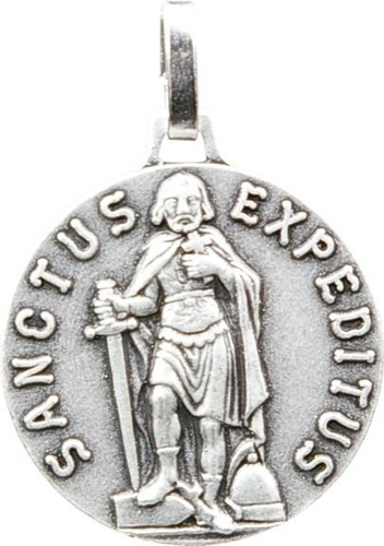 MEDAILLE ST EXPEDIT - METAL ARGENTE