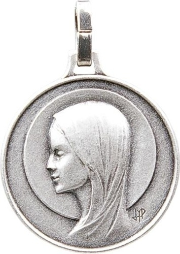 MEDAILLE VIERGE MARIE ARGENTEE