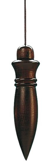 PENDULE EGYPTIEN BUIS TEINTE PLOMBE - 25 GR