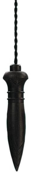 PENDULE THOT EBENE PLOMBE