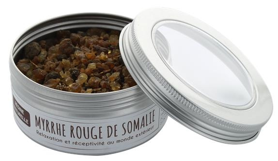 ENCENS MYRRHE ROUGE DE SOMALIE RESINE NATURELLE BOITE 100 G