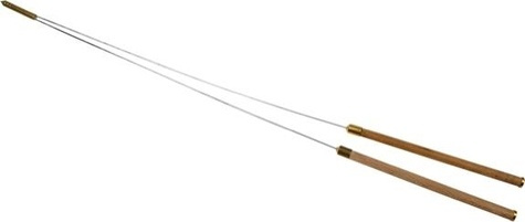 BAGUETTES DE SOURCIER - POIGNEES BOIS   LAITON