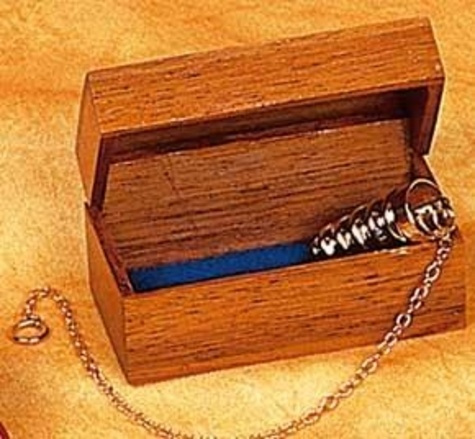 COFFRET EN PALISSANDRE POUR PENDULE LONG