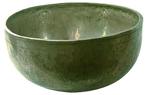 Bol chantant - traditionnel fabrication Inde - diam. 18 cm environ