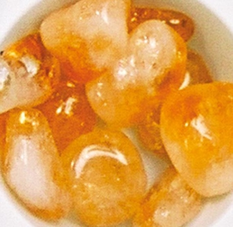 LOT DE 10 PIERRES PETIT MODELE : CITRINE