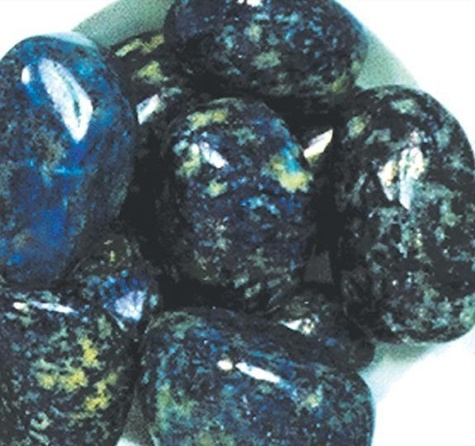 LOT DE 10 PIERRES PETIT MODELE : LAPIS LAZULI