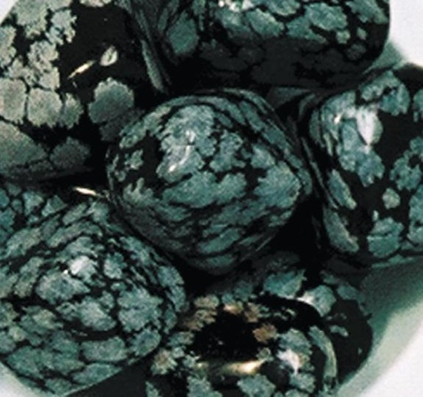 LOT DE 10 PIERRES PETIT MODELE : OBSIDIENNE MOUCHETE