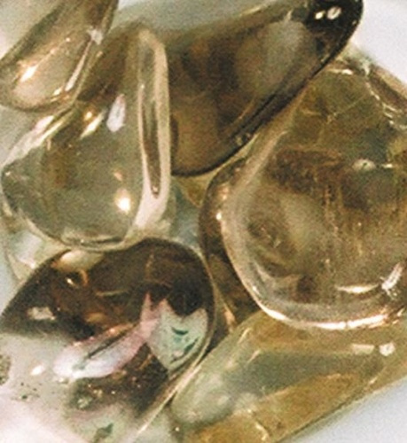 LOT DE 10 PIERRES PETIT MODELE : QUARTZ FUME