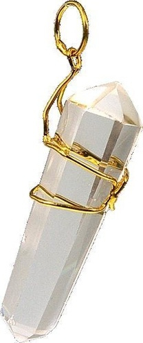 PENDENTIF BITERMINE - CRISTAL DE ROCHE - LOT DE 3 PCS