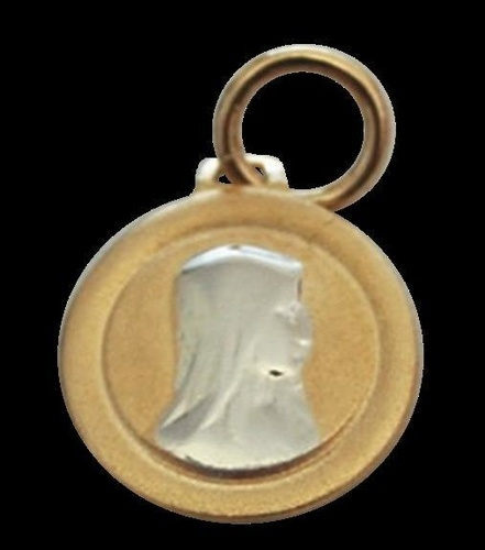MEDAILLE OR MAT - VIERGE ARGENT