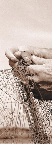 LOT DE 10 SIGNETS - FILET DE PECHE