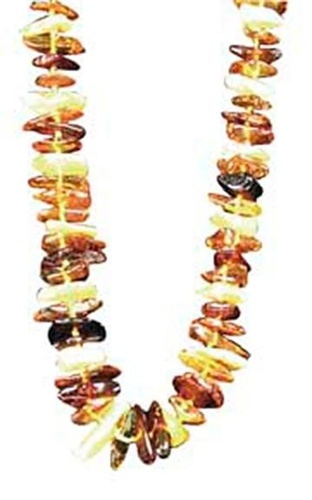 COLLIER AMBRE BAROQUE MULTICOLORE