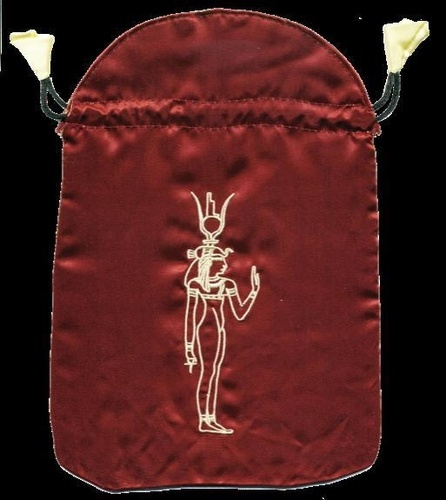 BOURSE SATIN BORDEAUX - CLEOPATRE