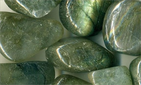 LOT DE 10 PIERRES - LABRADORITE