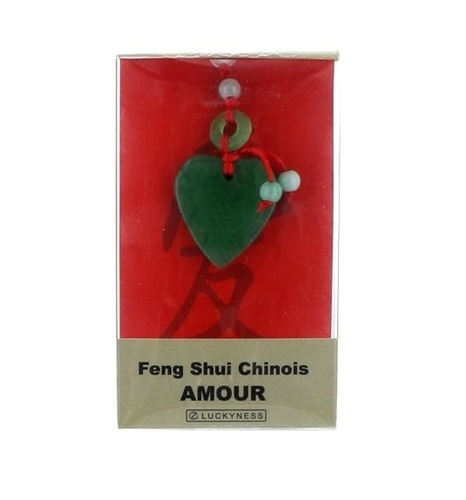 PORTE-BONHEUR FENG-SHUI JADE AMOUR