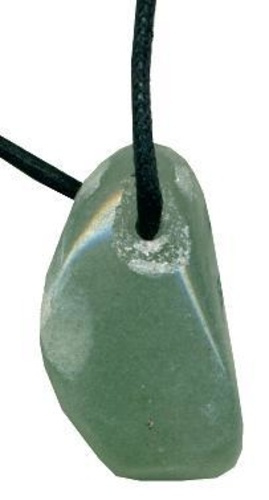 PENDENTIF PIERRE PERCEE - AVENTURINE