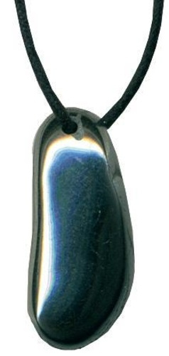 PENDENTIF PIERRE PERCEE - HEMATITE