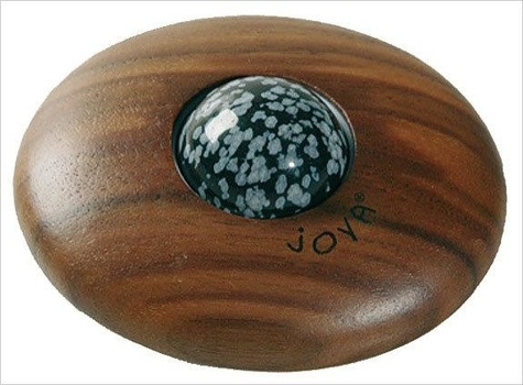 KIT BOULE DE MASSAGE JOYA - OBSIDIENNE FLOCON DE NEIGE