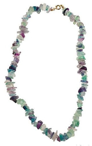 COLLIER BAROQUE FLUORITE 45 CM