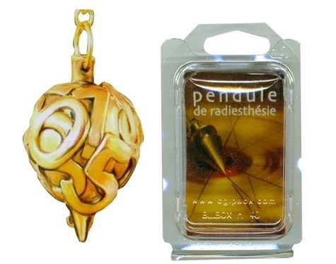 BLISTER PENDULE CHIFFRES DORES