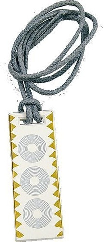 PENDENTIF SPIRALE ARGENT ET OR