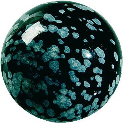 BOULE DE MASSAGE JOYA - OBSIDIENNE FLOCON DE NEIGE