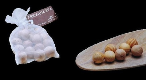 PREMIUM SPA - BOULES EN BOIS PARFUMEES - BIEN-ETRE